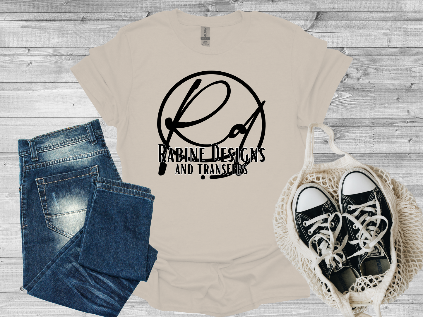 Adult Unisex Short Sleeve Shirt-Natural