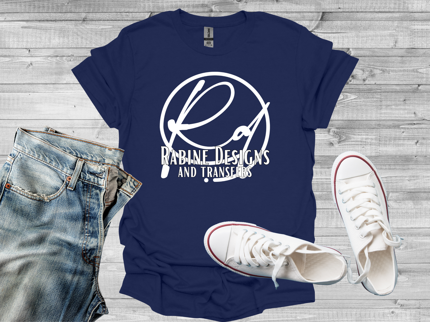 Adult Unisex Short Sleeve Shirt-Navy Blue