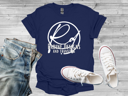 Adult Unisex Short Sleeve Shirt-Navy Blue