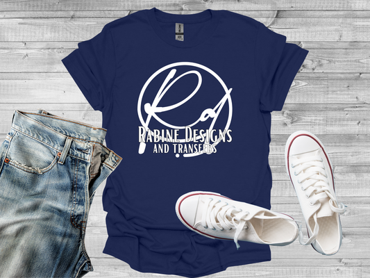 Adult Unisex Short Sleeve Shirt-Navy Blue