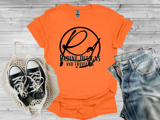 Adult Unisex Short Sleeve Shirt-Orange