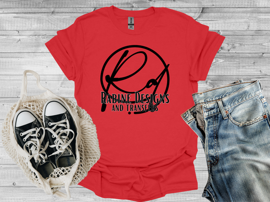 Adult Unisex Short Sleeve Shirt-Red