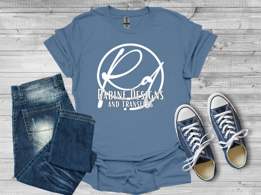 Adult Unisex Short Sleeve Shirt-Stone Blue