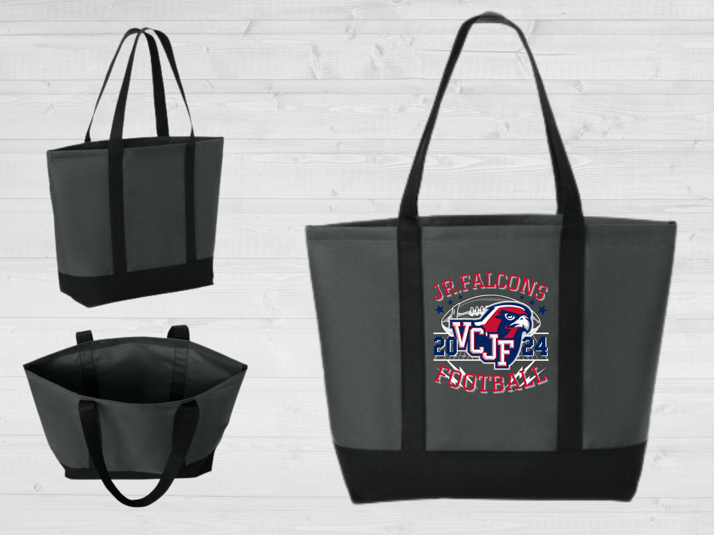 VCJF Football and Cheer Day Tote Bag