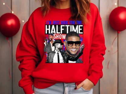 I'm Just Here For The Super Bowl Football Halftime Usher Show Shirt