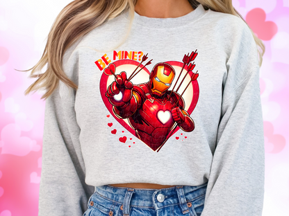 Be Mine Iron Man Valentine's Day Sweatshirt