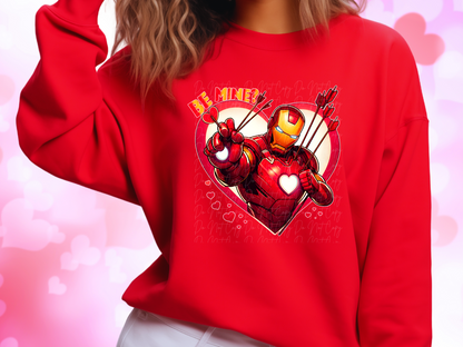 Be Mine Iron Man Valentine's Day Sweatshirt