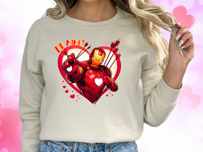 Be Mine Iron Man Valentine's Day Sweatshirt