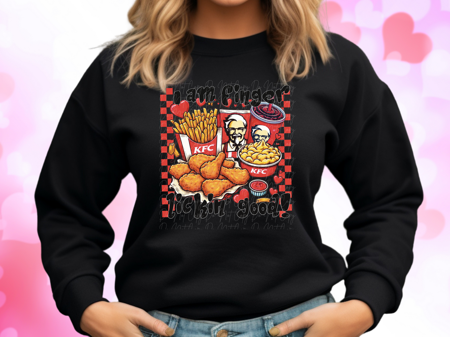 I Am Finger Lookin' Good KFC Valentine's Day Sweatshirt