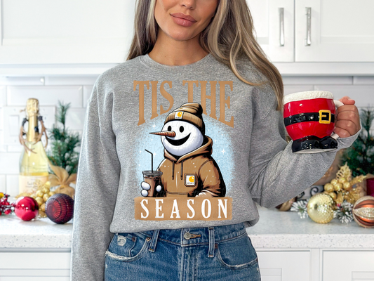 Tis The Season Frosty The Snowman Christmas DTF Transfers - KPI1116