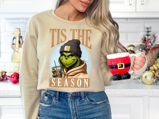 Tis The Season Lady Mean Green One Christmas DTF Transfers - KPI1122