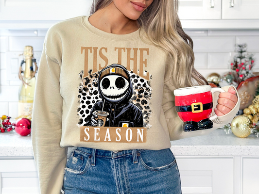 Tis The Season Jack Leopard Christmas DTF Transfers - KPI1126