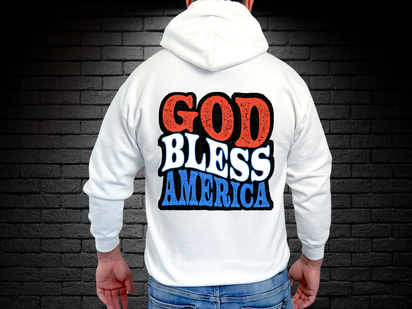 God Bless America DTF Transfer - KPI1511