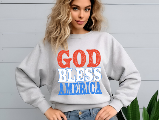 God Bless America DTF Transfer - KPI1513