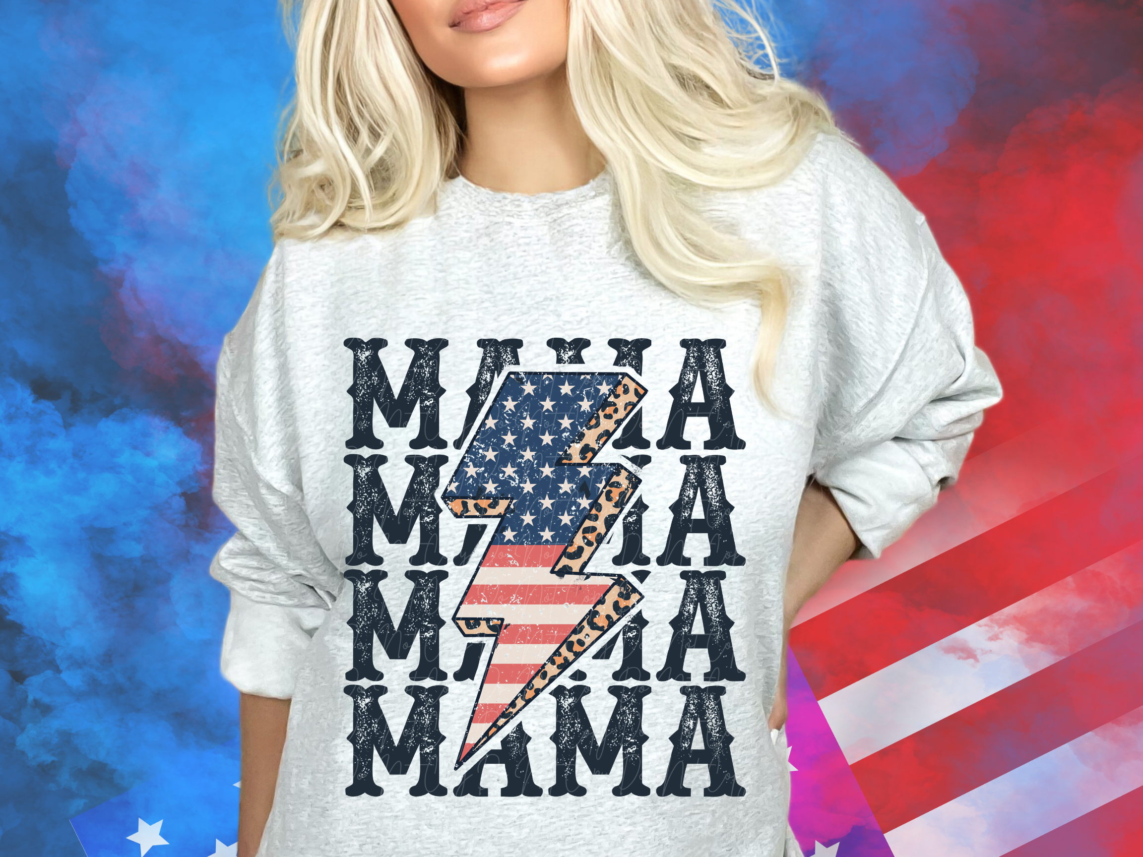 F Rabi Mama Mama America DTF Transfer - KPI1526 – Rabine Designs