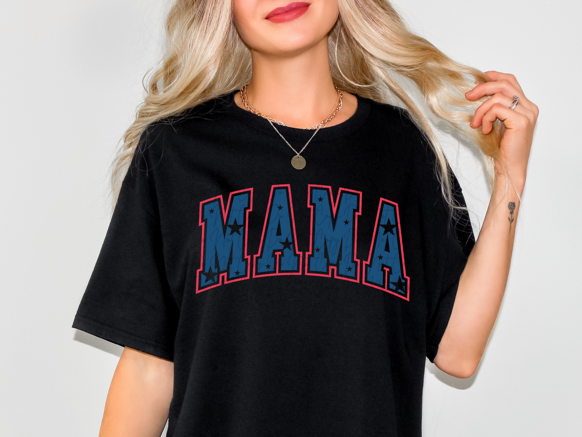 F Rabi Mama Mama America DTF Transfer - KPI1531 – Rabine Designs