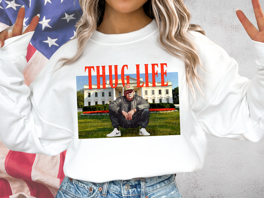 Trump Thug Life Red Political USA DTF Transfer - KPI1573