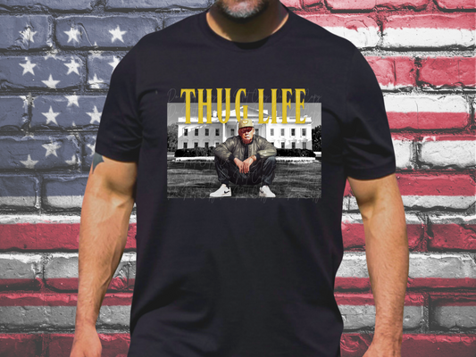 Trump Thug Life Yellow Political USA DTF Transfer - KPI1574