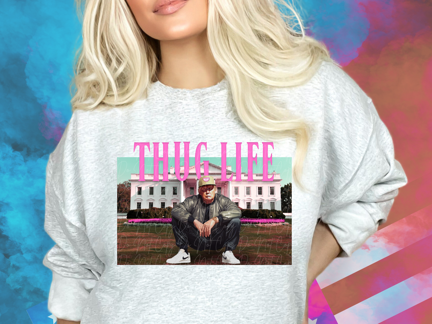 Trump Thug Life Pink Political USA DTF Transfer - KPI1575