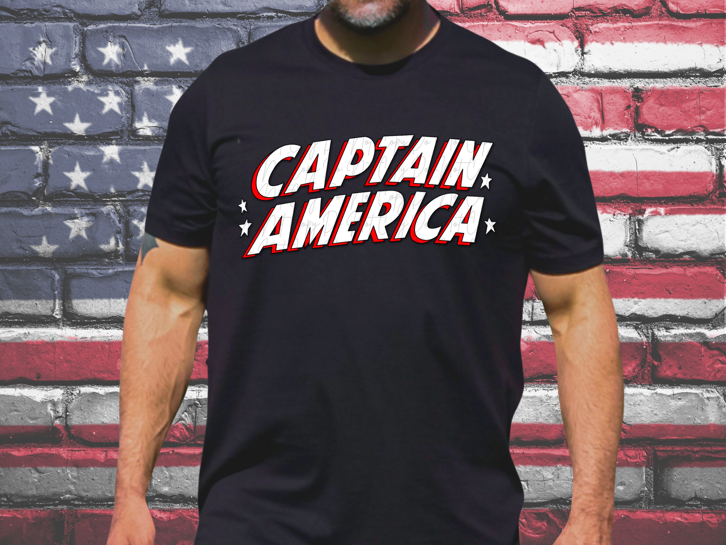 Captain American Trump Political USA DTF Transfer - KPI1579
