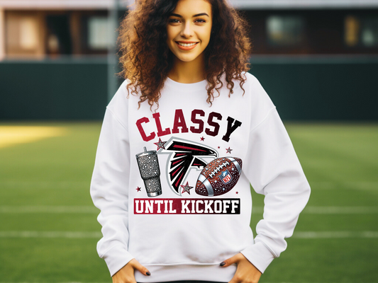 Atlanta Falcons Classy Until Kickoff Football DTF Transfer - KPI1677