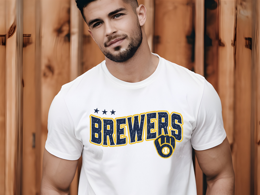 Milwaukee Brewers Baseball DTF Transfer - KPI1825
