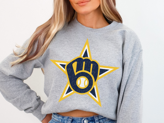 Milwaukee Brewers Baseball DTF Transfer - KPI1826