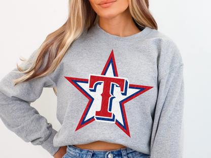 Texas Rangers Baseball DTF Transfer - KPI1856