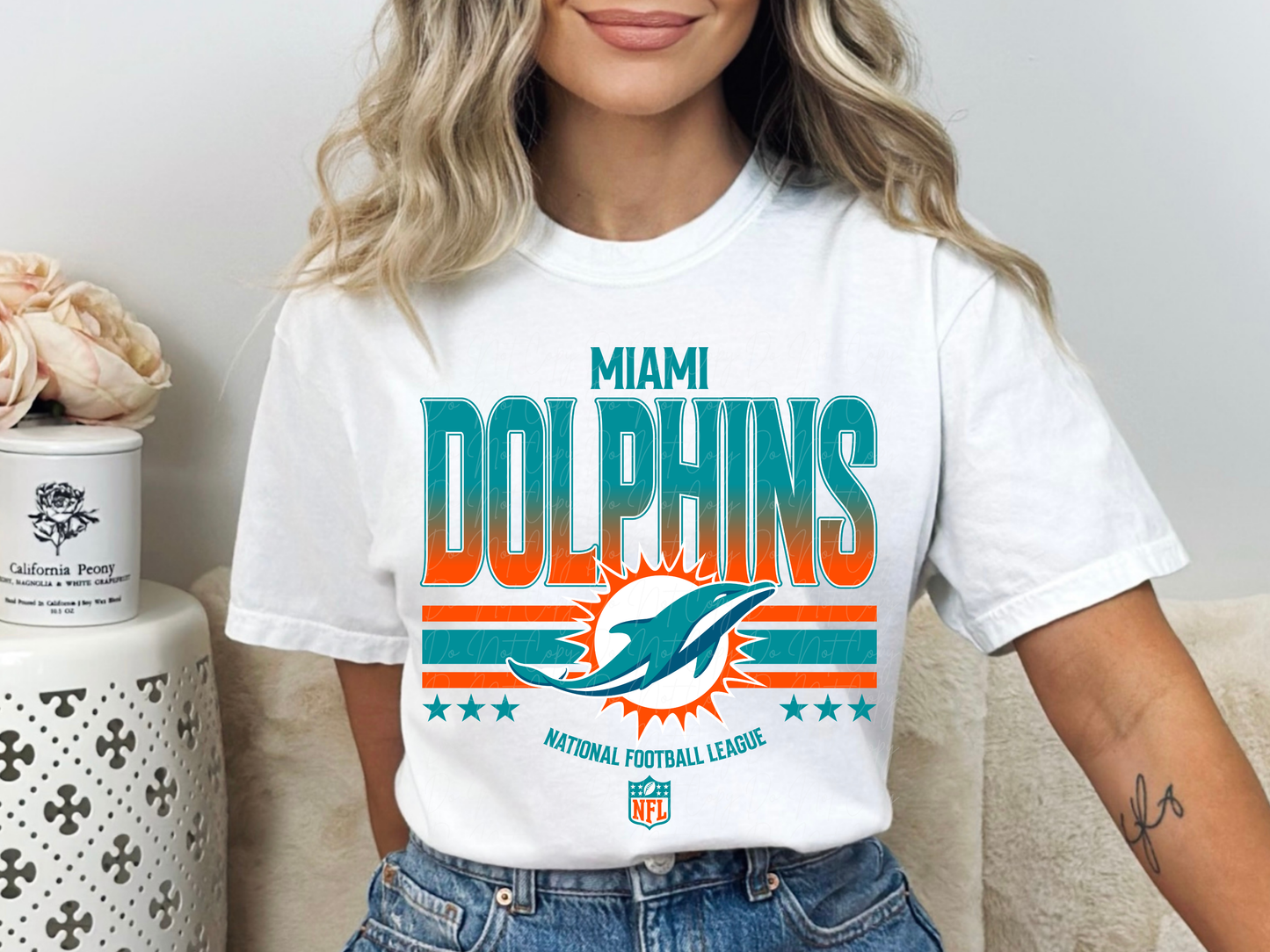 Miami Dolphins Football DTF Transfer - KPI2243
