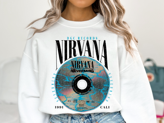 Nirvana Nevermind Music Nostalgia Records DTF Transfers - KPI2323