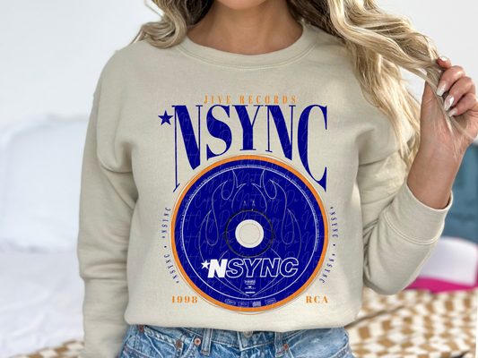 NSync 1998 Music Nostalgia Records DTF Transfers - KPI2325