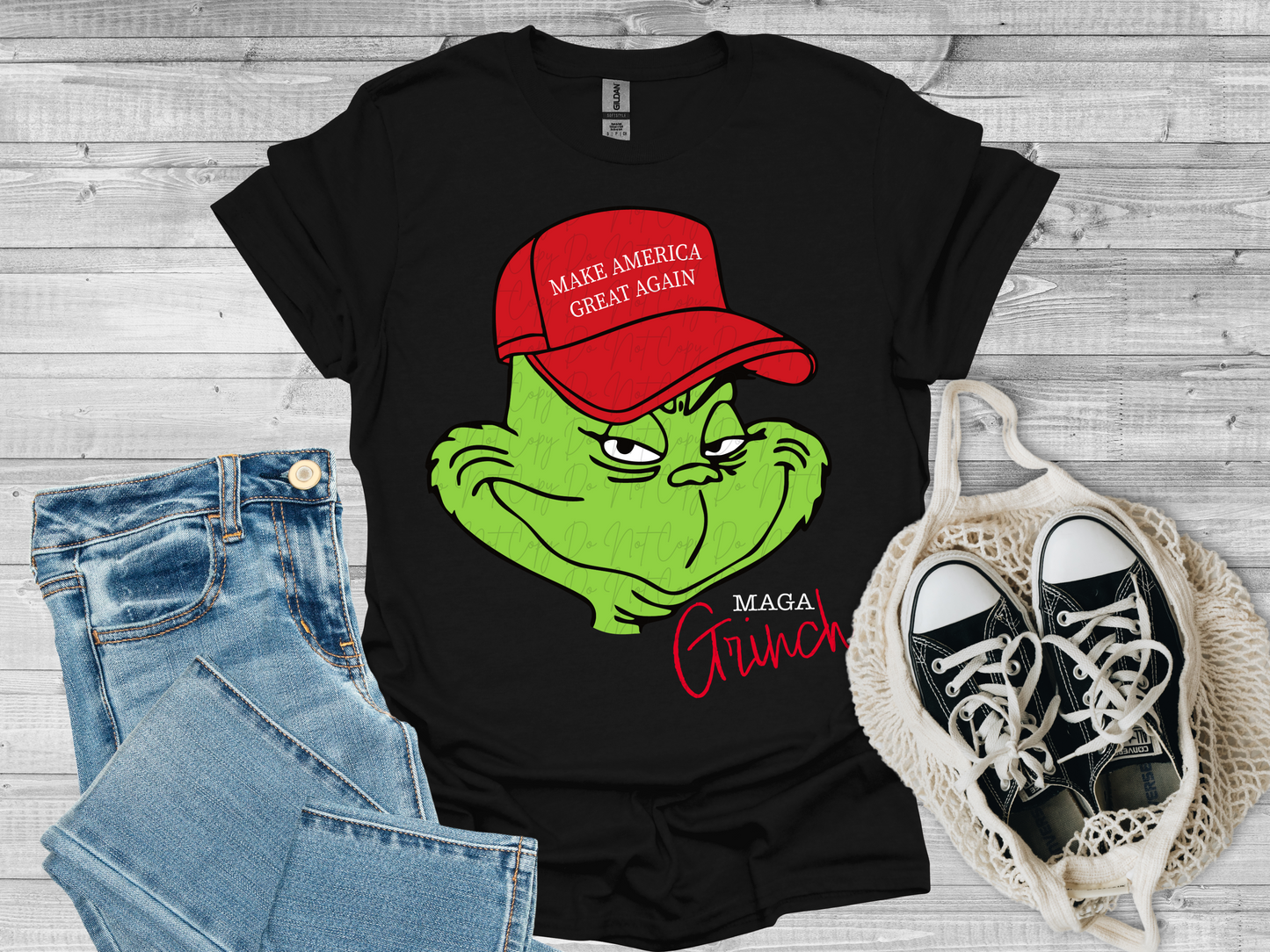 Make America Great Again MAGA Grinch Trump Political USA DTF Transfer - KPI2350