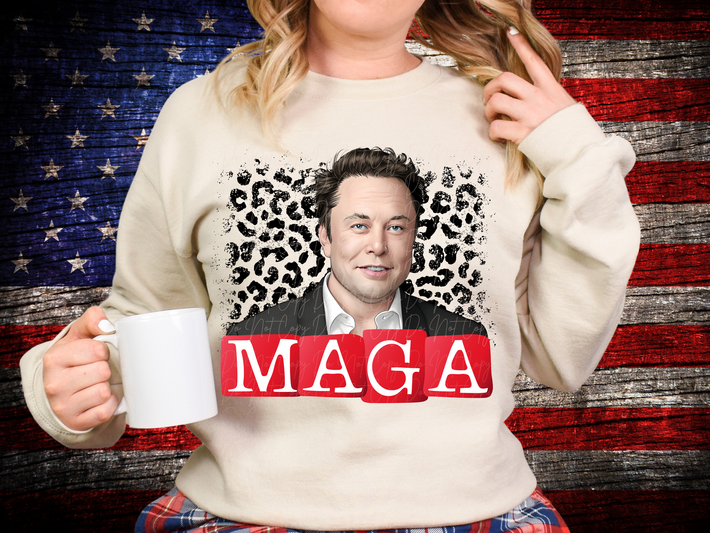MAGA Elon Musk Trump Political USA DTF Transfer - KPI2415