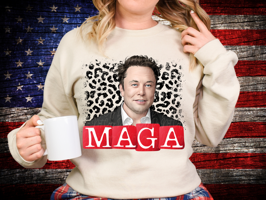 MAGA Elon Musk Trump Political USA DTF Transfer - KPI2415