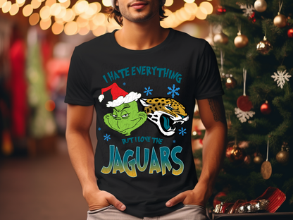Jacksonville Jaguars Mean Green Guy Christmas Football DTF Transfer - KPI2479