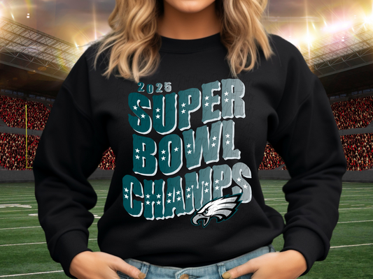 Philadelphia Eagles Super Bowl Champions Football DTF Transfer - KPI2494