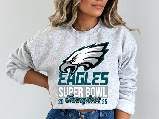 Philadelphia Eagles Super Bowl Champions Football DTF Transfer - KPI2495
