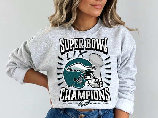 Philadelphia Eagles LIX Super Bowl Champions Football DTF Transfer - KPI2496