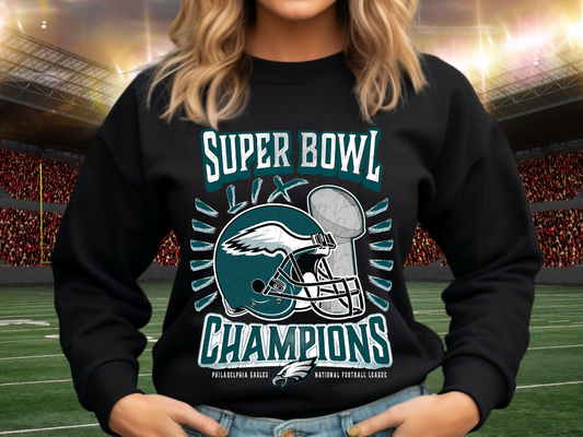 Philadelphia Eagles LIX Super Bowl Champions Football DTF Transfer - KPI2497