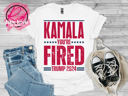 Kamala You're Fired Trump 2024 Shirt, Sweatshirt, or Hoodie