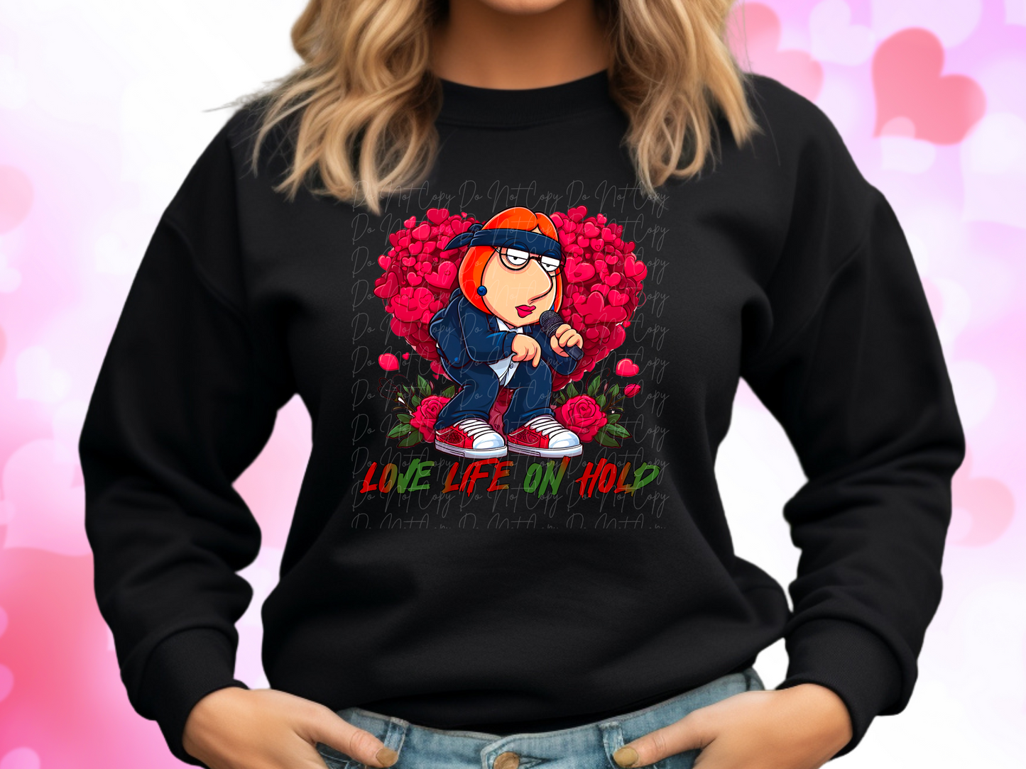 Love Life On Hold Family Guy Lois Valentine's Day Sweatshirt