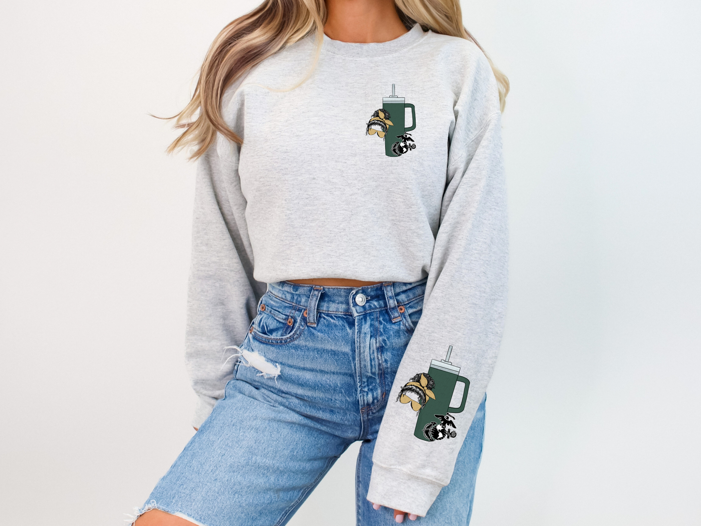 Marine Wife Bougie Pocket-Sleeve DTF Transfer - TED1108