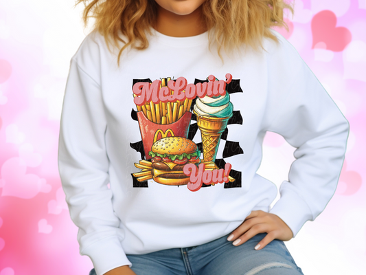McLovin' It McDonald's Valentine's Day Sweatshirt
