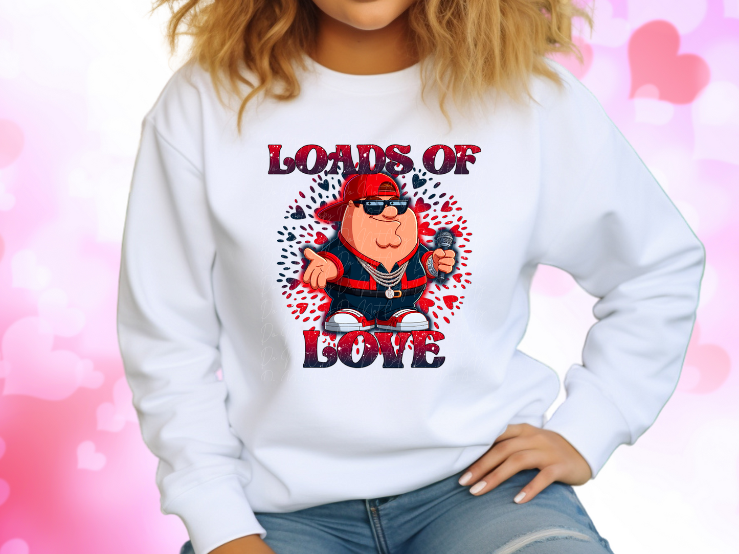 Loads Of Love Family Guy Peter Valentine's Day Sweatshirt