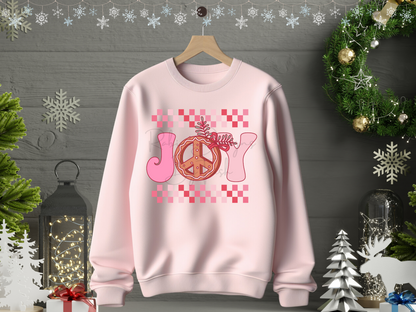 Pink Christmas Joy Sweatshirt