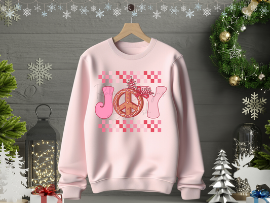 Pink Christmas Joy Sweatshirt