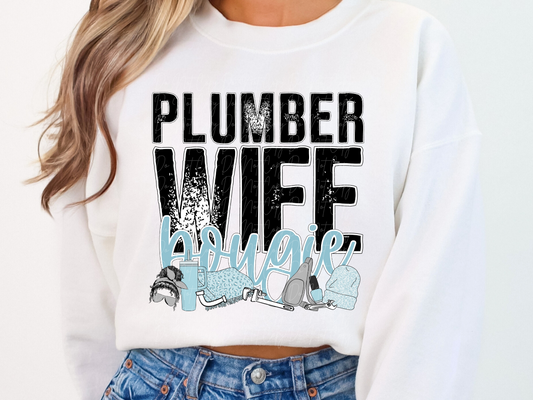 Plumber Wife Bougie DTF Transfer - TED1117