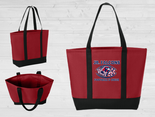 VCJF Football and Cheer Day Tote Bag