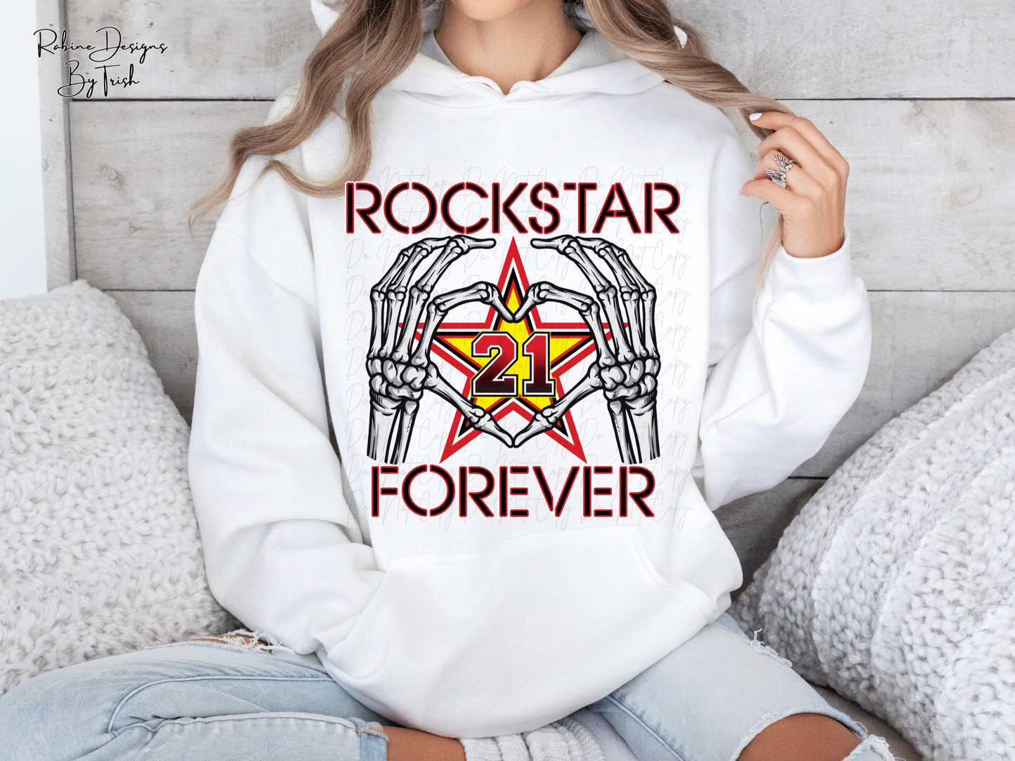 Rockstar Forever Memorial Shirt (Front Design Only)