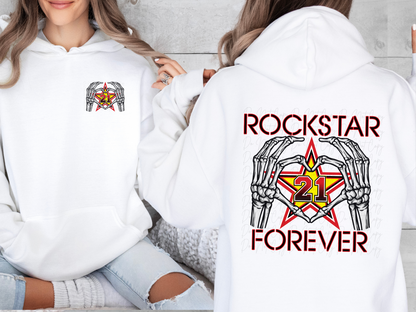 Rockstar Forever Heart Hand Memorial Shirt